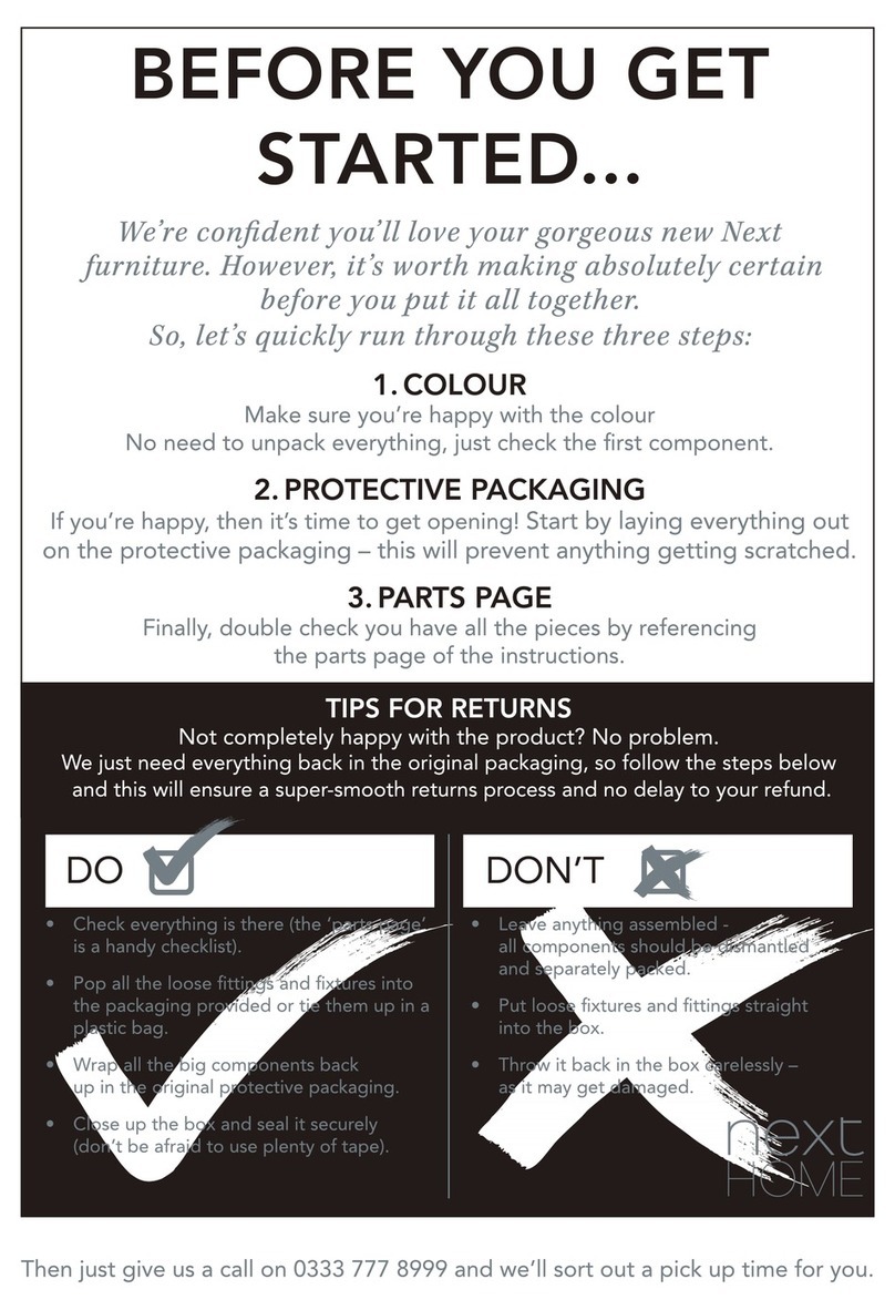 Next 436397 User manual