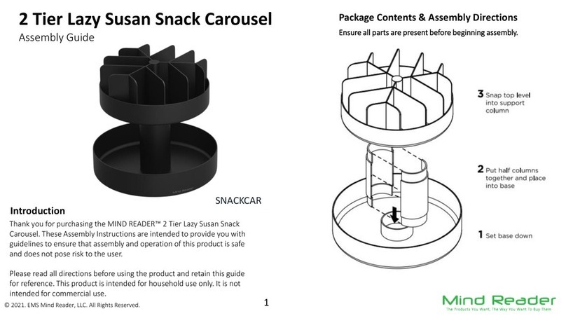 MIND READER SNACKCAR Assembly guide