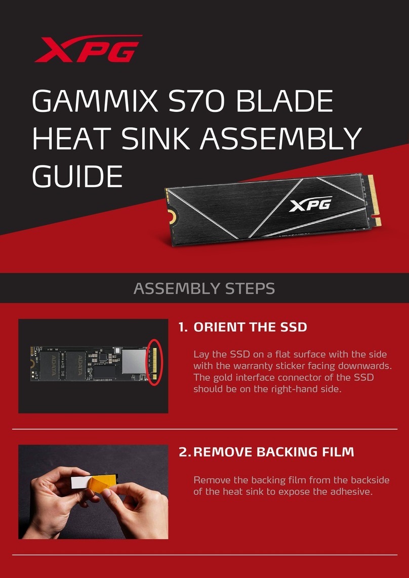 XPG GAMMIX S70 BLADE Assembly guide