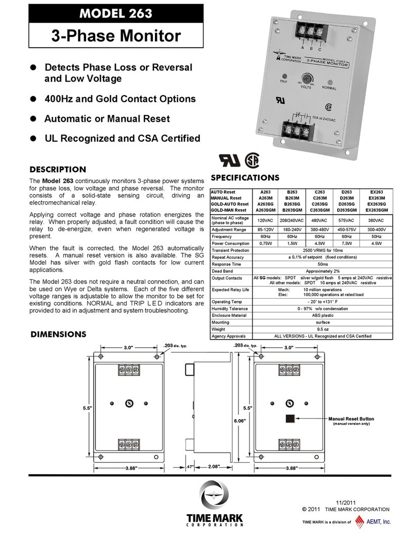 TIME MARK A263 quick start guide