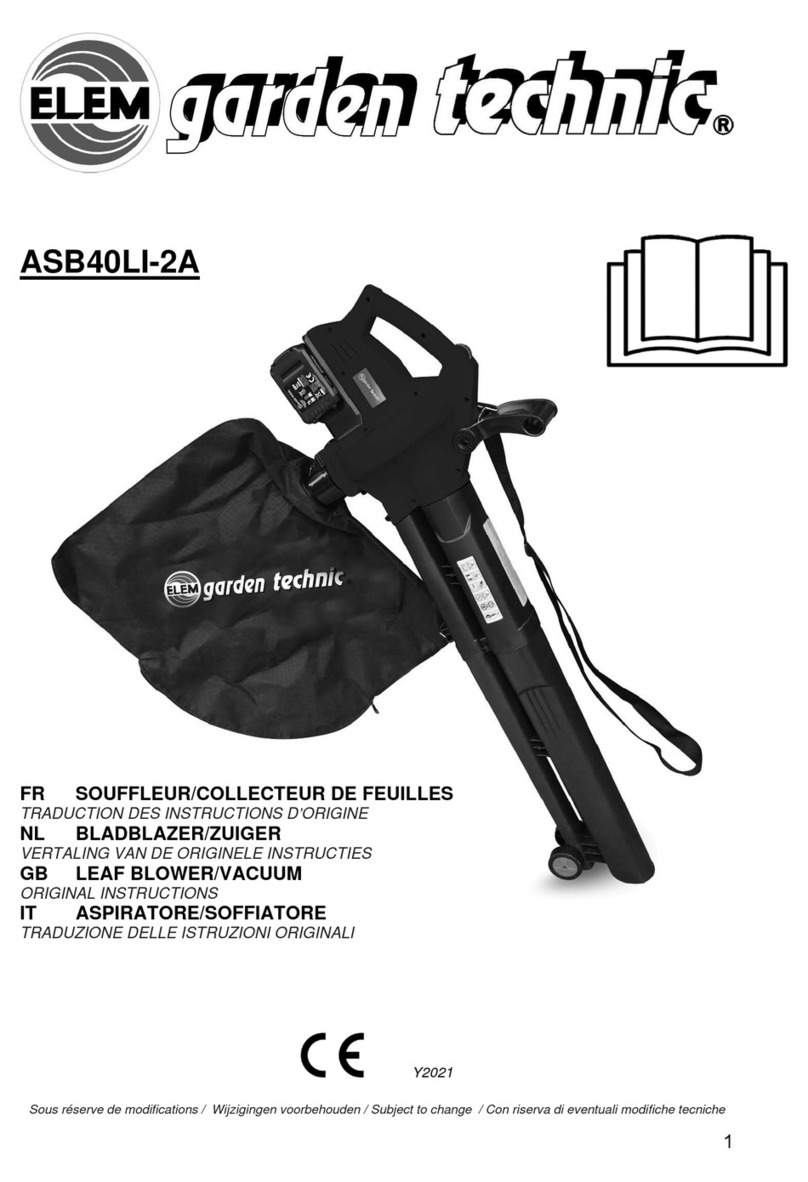 elem Garden Technic ASB40LI-2A Original instructions