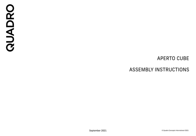 Quadro APERTO CUBE Assembly instructions