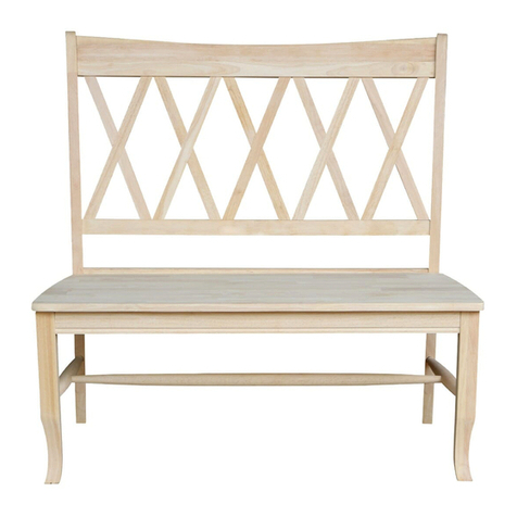 Unfinished Furniture of Wilmington BE-20 Assembly instructions
