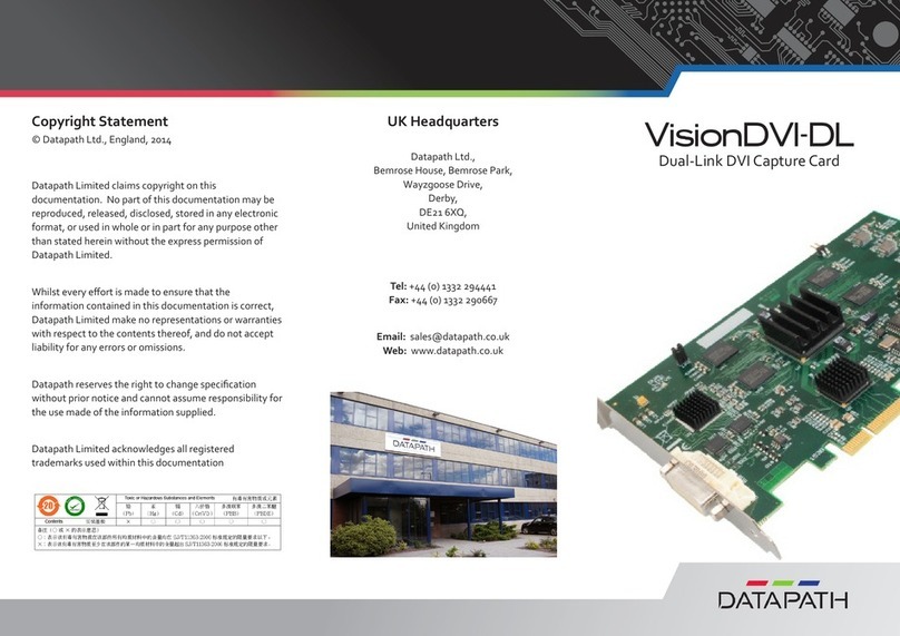 Datapath VisionDVI-DL quick start guide