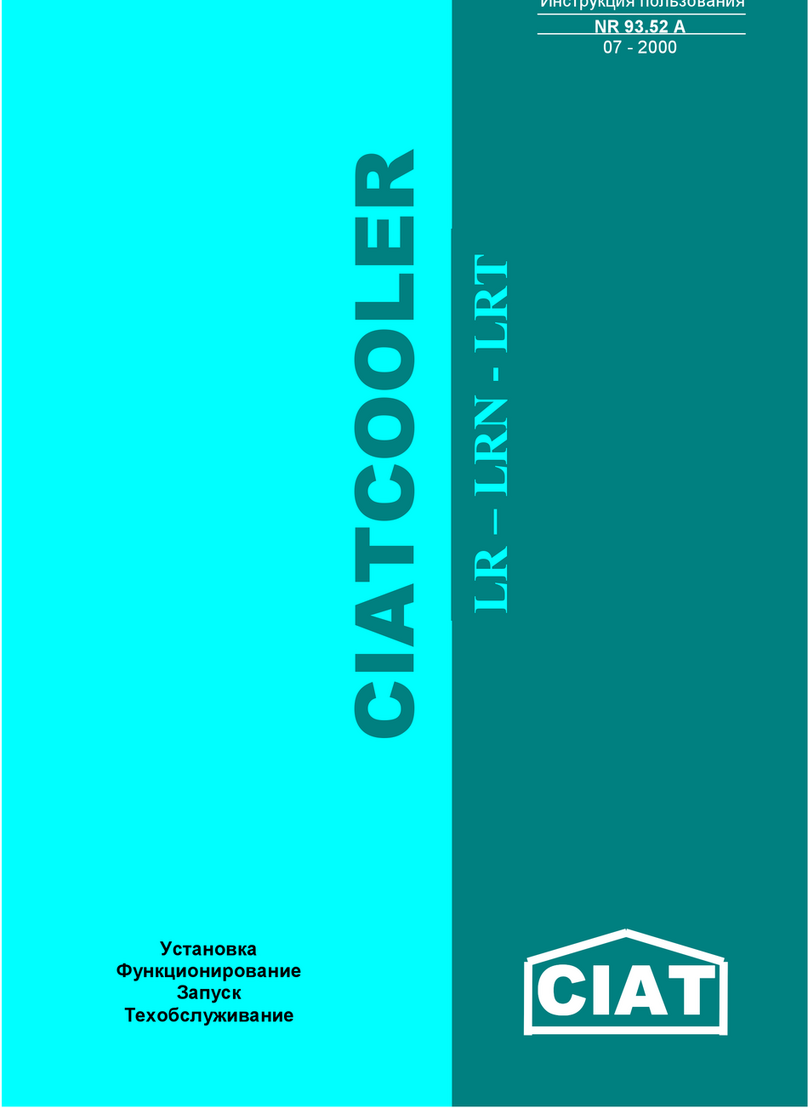 CIAT LR Series User manual