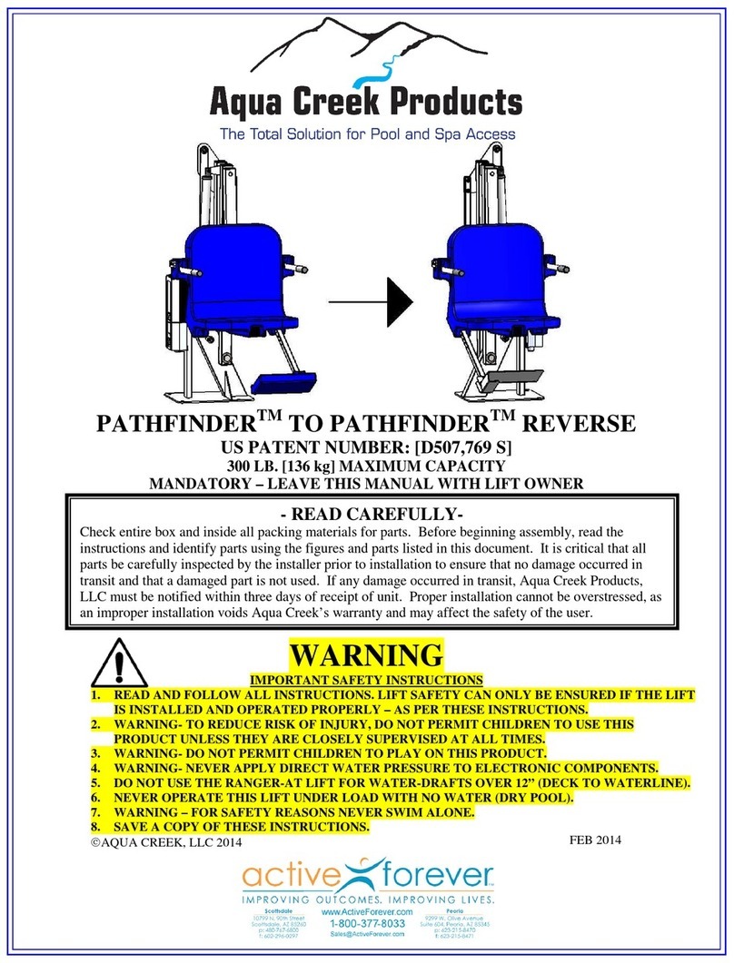 Aqua Creek Products PATHFINDER manual