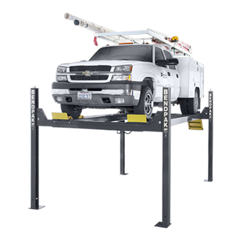Bend-Pak HD-14T Installation and operation manual