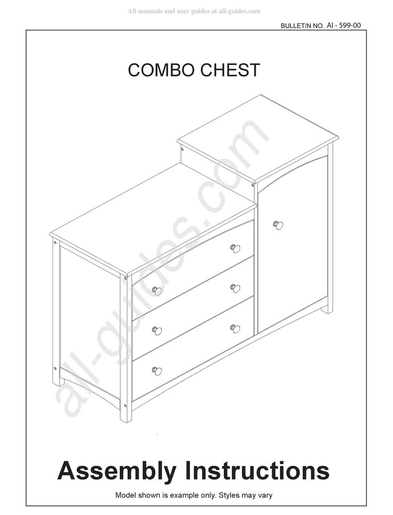Dream On Me COMBO CHEST 599 User manual Dream On Me COMBO CHEST 599 User manual