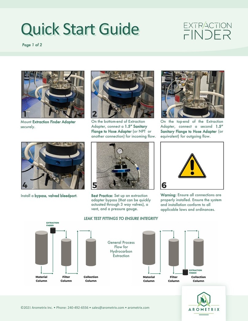 Arometrix Extraction Finder quick start guide