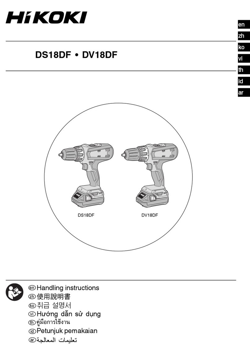 HIKOKI DS18DF User manual