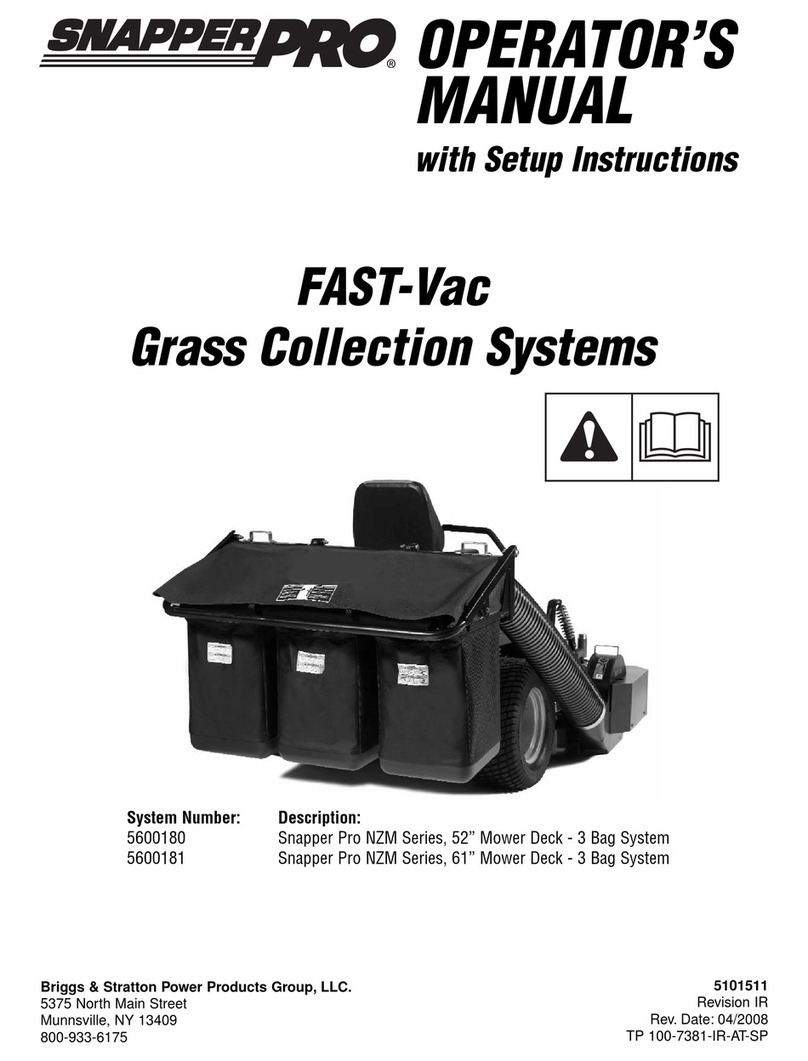 Snapper FAST-Vac Manual