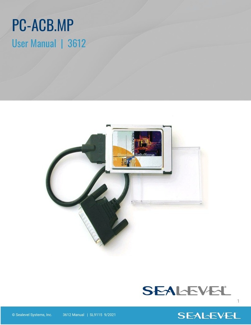 SeaLevel PC-ACB.MP User manual