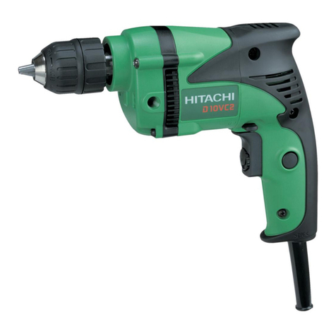 Hitachi Koki D 10VC2 User manual