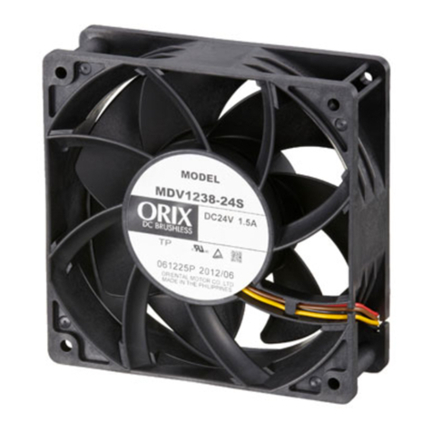 Oriental motor MDV Series User manual