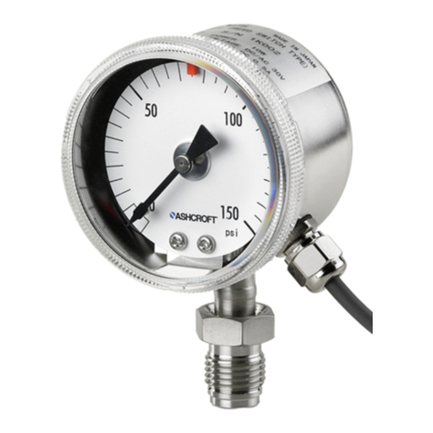 Ashcroft 50 HPS Installation and maintenance instructions