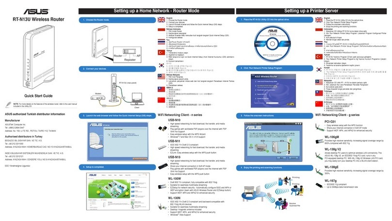Asus RT-N13U - Wireless Router User manual