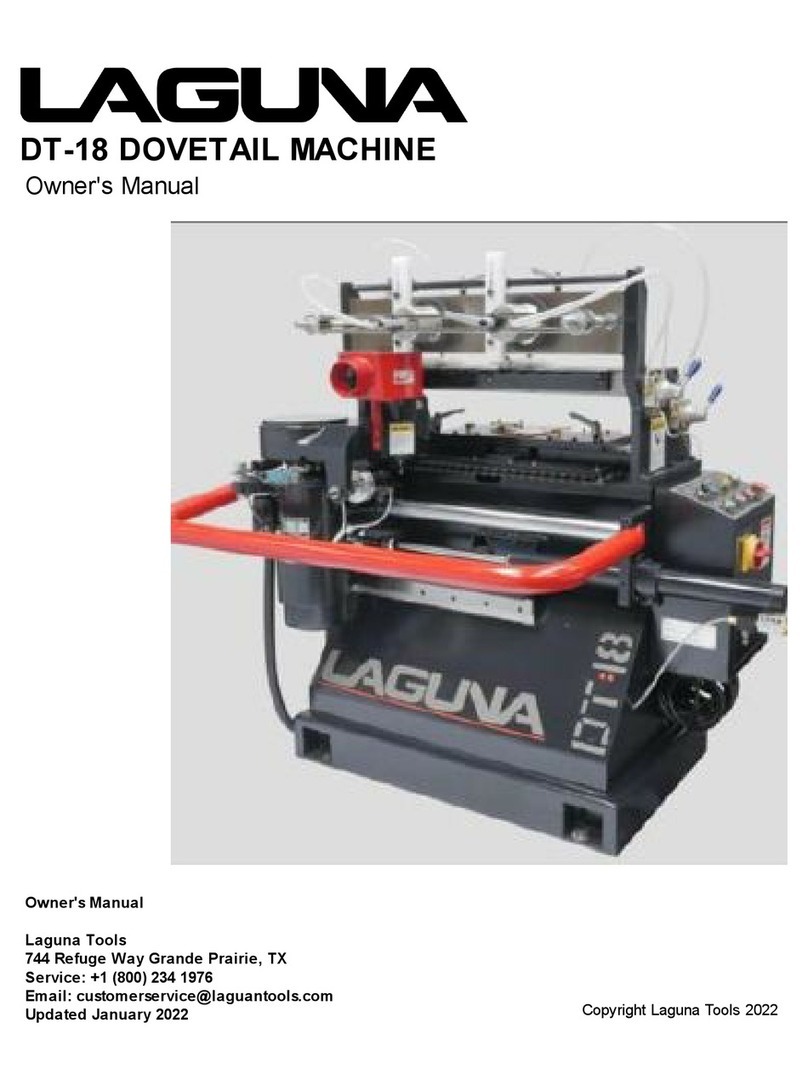 laguna DT-18 owner's manual laguna DT-18 owner's manual