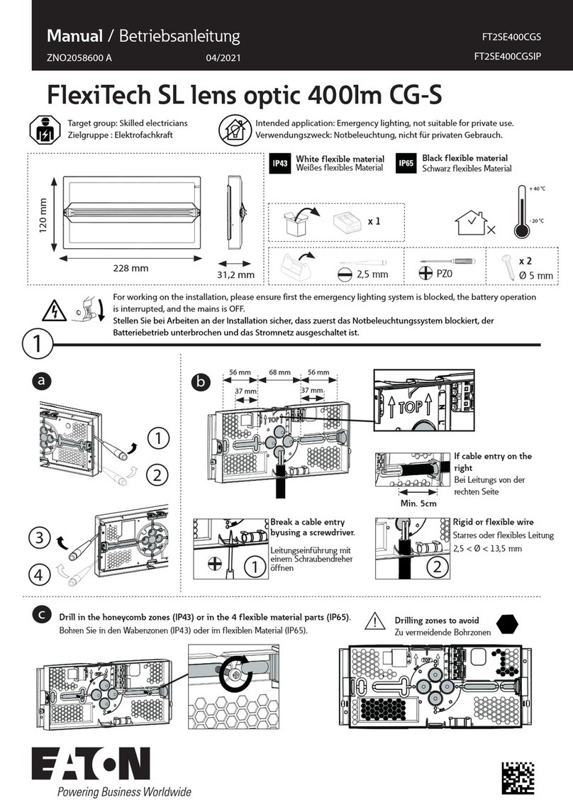 Eaton FlexiTech SL User manual