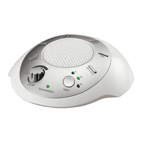 HoMedics Soundspa Instruction Manual