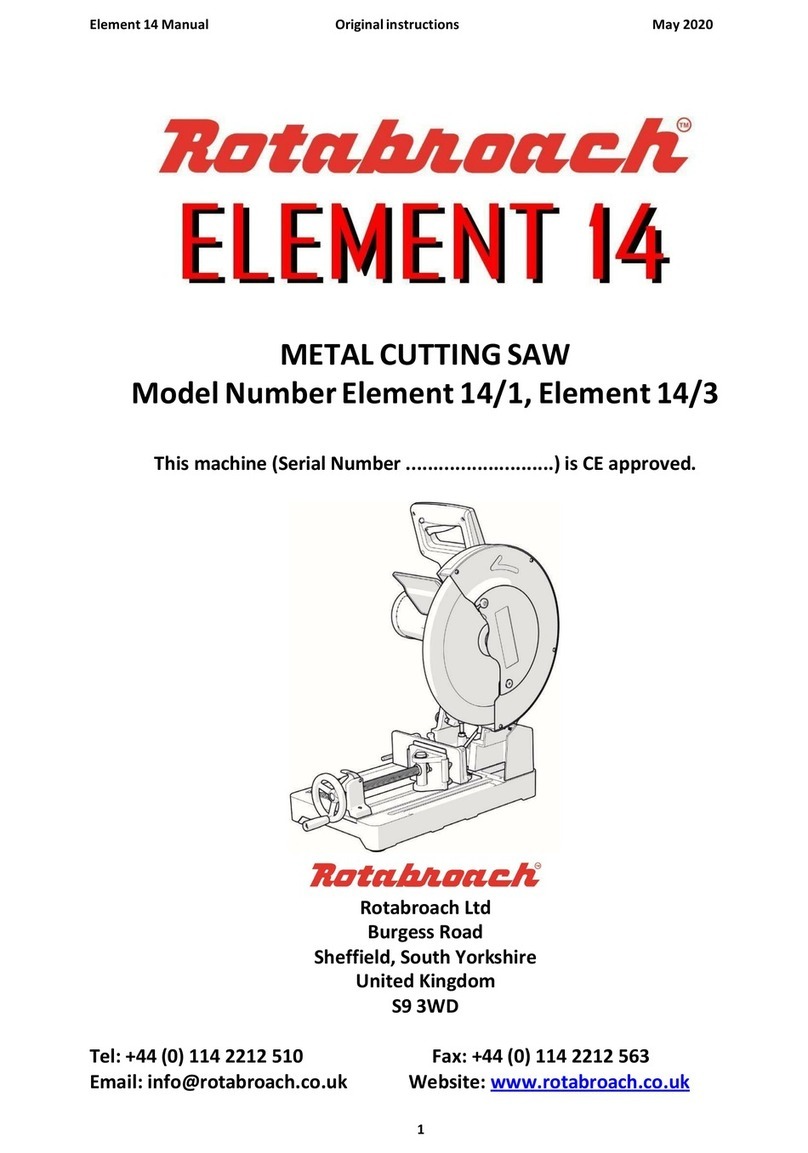 Rotabroach ELEMENT 14 Original instructions