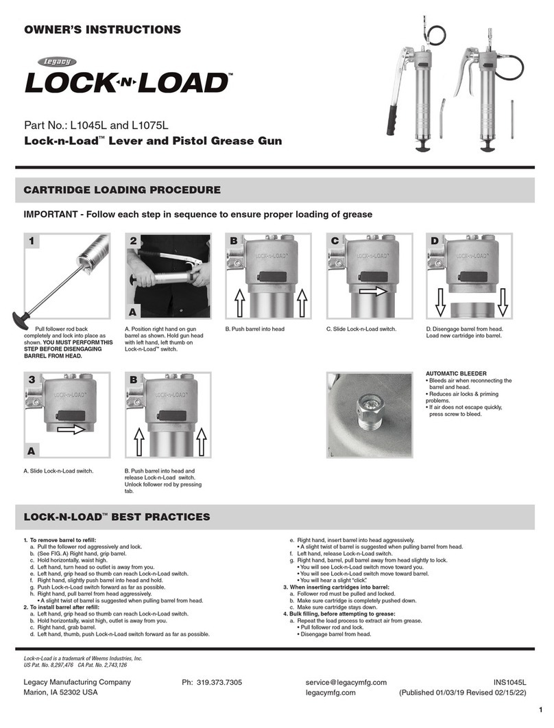 Legacy Lock-n-Load L1045L User manual