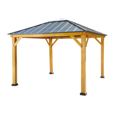 Canvas KINGSMERE 10' X 10' User manual
