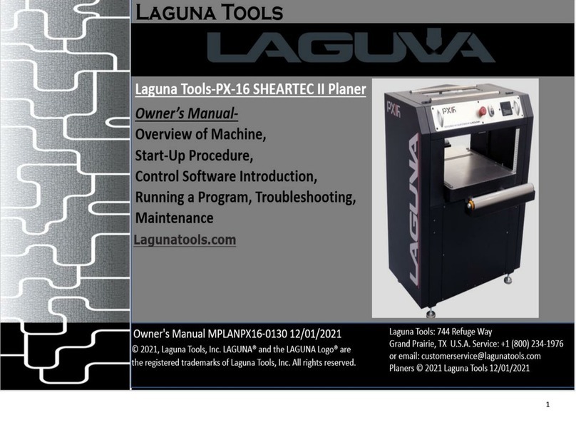 Laguna Tools PX-16 SHEARTEC II owner's manual