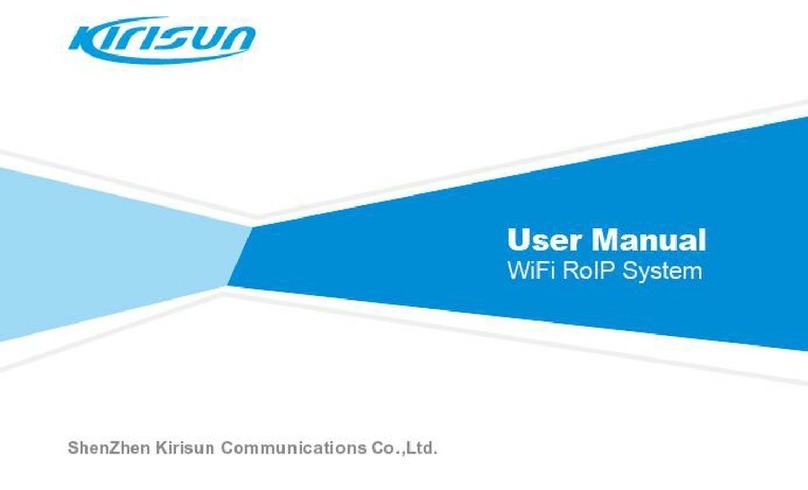 Kirisun WiFi RoIP System user manual