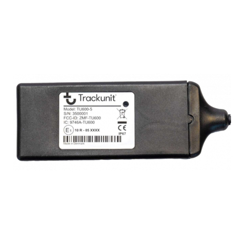 Trackunit TU600-x Supplement