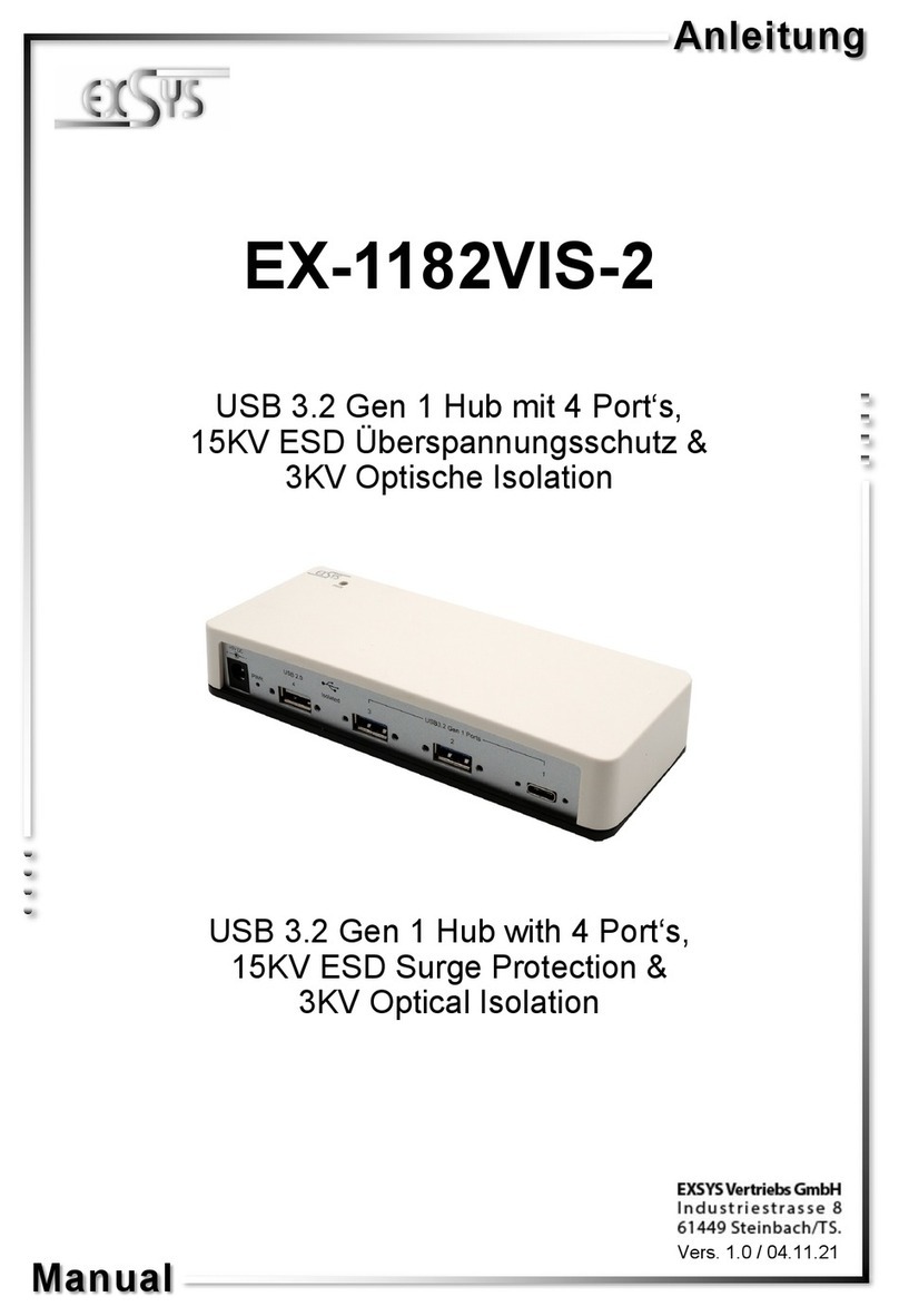 Exsys EX-1182VIS-2 User manual