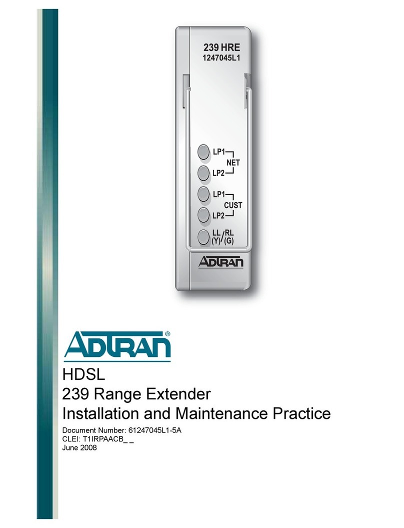 ADTRAN 239 HRE Instruction Manual