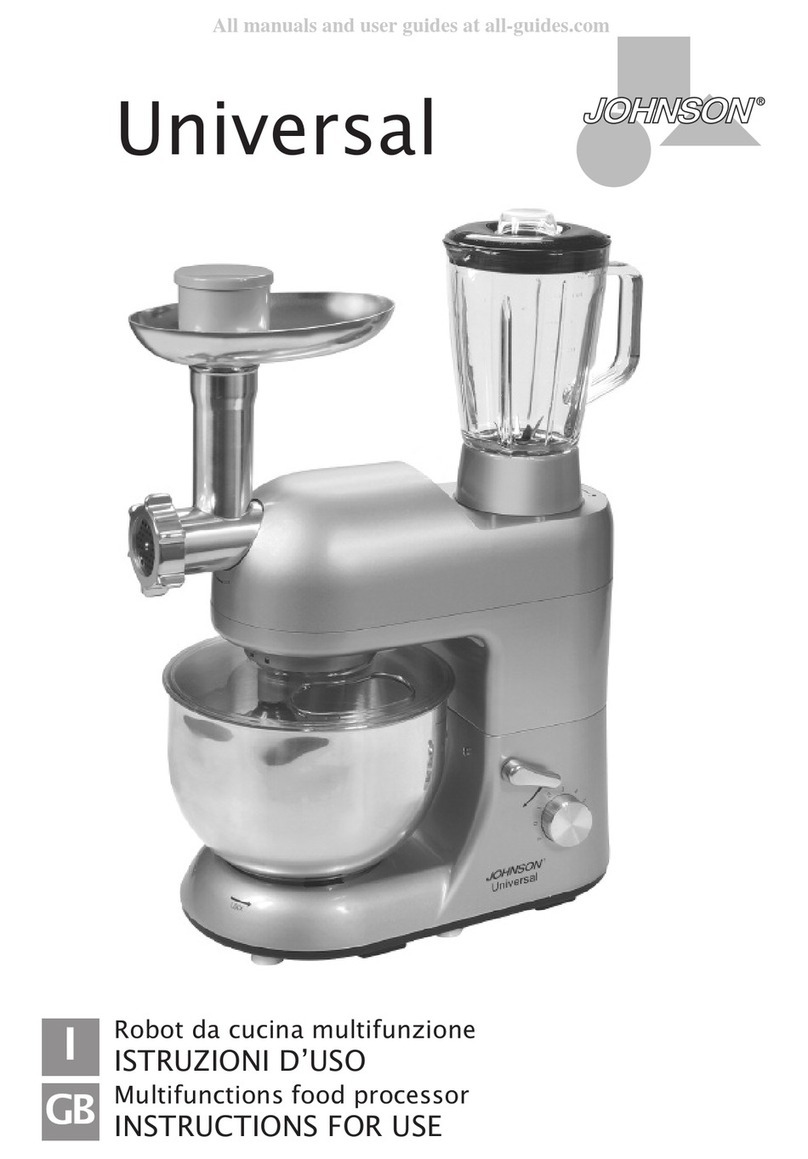 Johnson Universal User manual Johnson Universal User manual