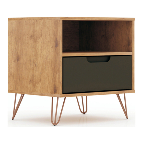 Manhattan Comfort Rockefeller nightstand 01 drawer User manual Manhattan Comfort Rockefeller nightstand 01 drawer User manual