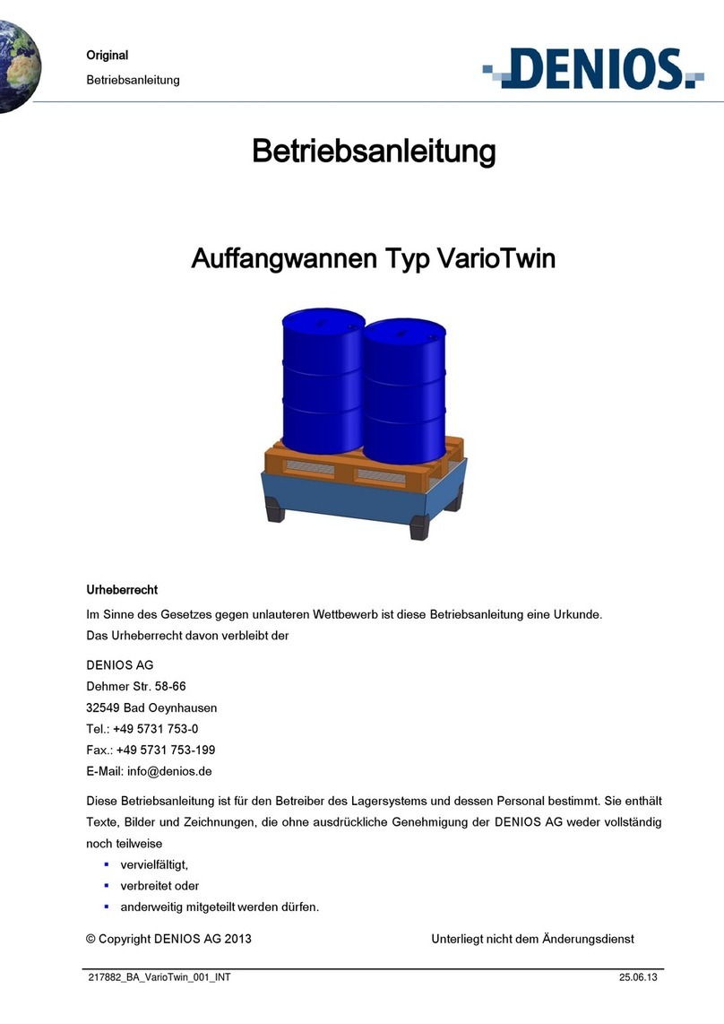 Denios VarioTwin TW 62 User manual