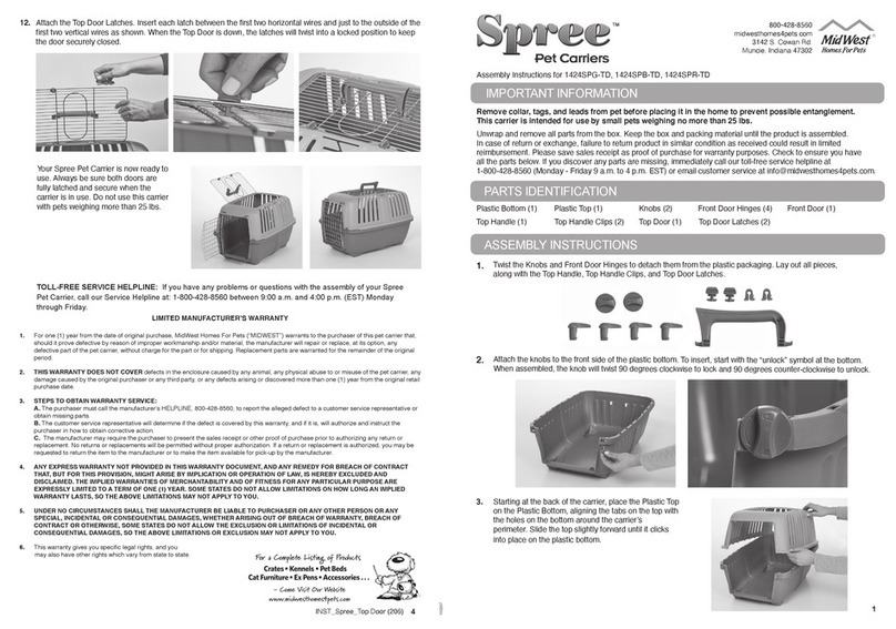 Midwest Spree User manual