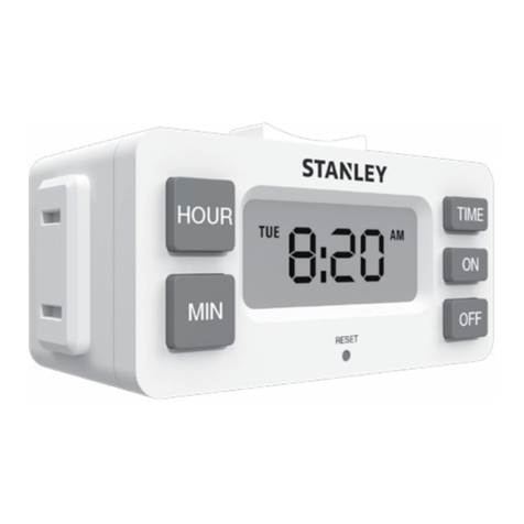 Stanley TimerMax Digislims TM213 User manual