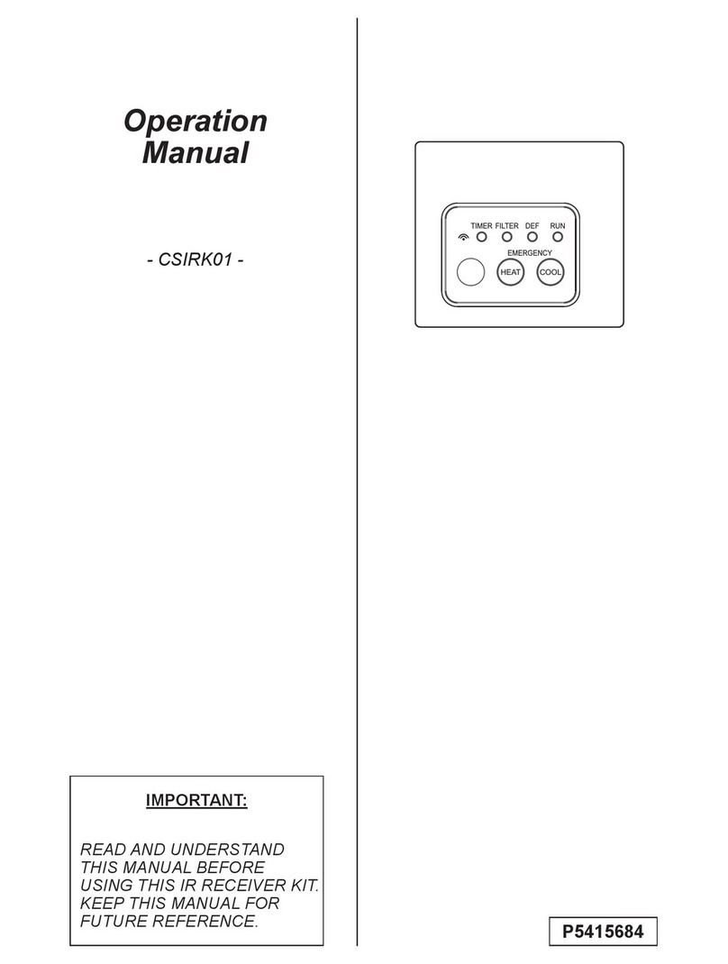 Johnson Controls CSIRK01 User manual Johnson Controls CSIRK01 User manual