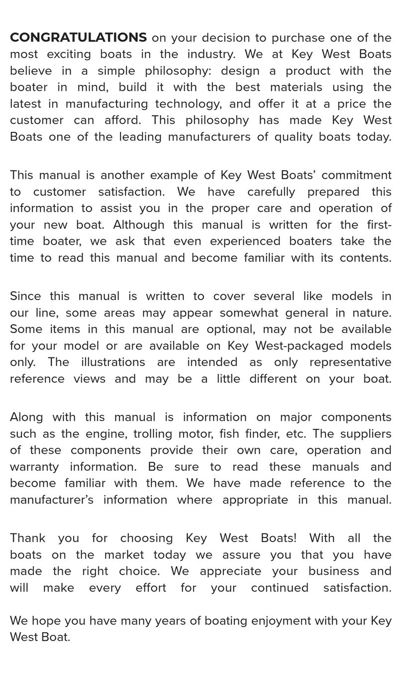 Key West Boats 239DFS manual