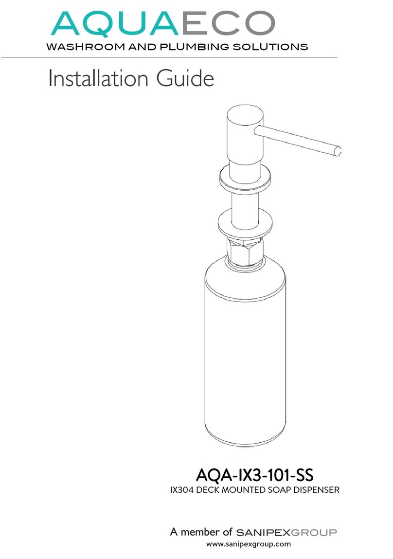 Sanipex AQUAECO AQA-IX3-101-SS User manual