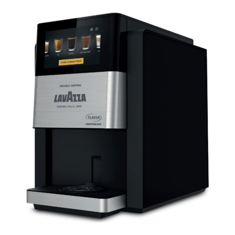 LAVAZZA FLAVIA CREATION 600 User manual LAVAZZA FLAVIA CREATION 600 User manual