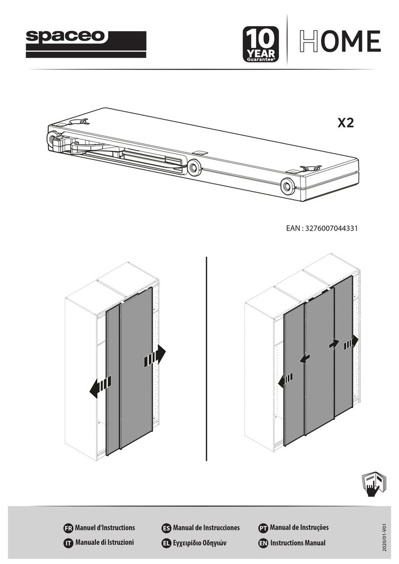 Spaceo HOME 3276007044331 instruction manual Spaceo HOME 3276007044331 instruction manual