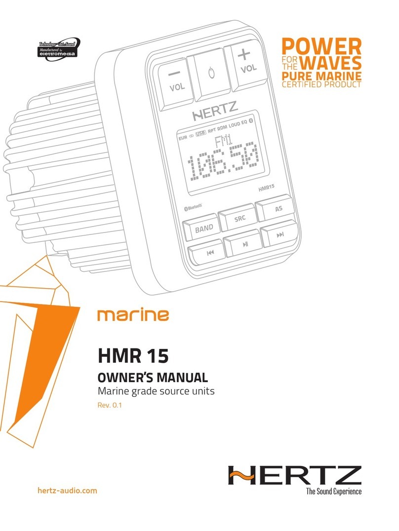 Hertz Marine HMR 15 owner's manual