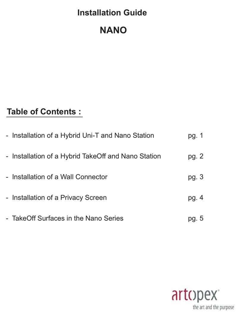 Artopex NANO User manual