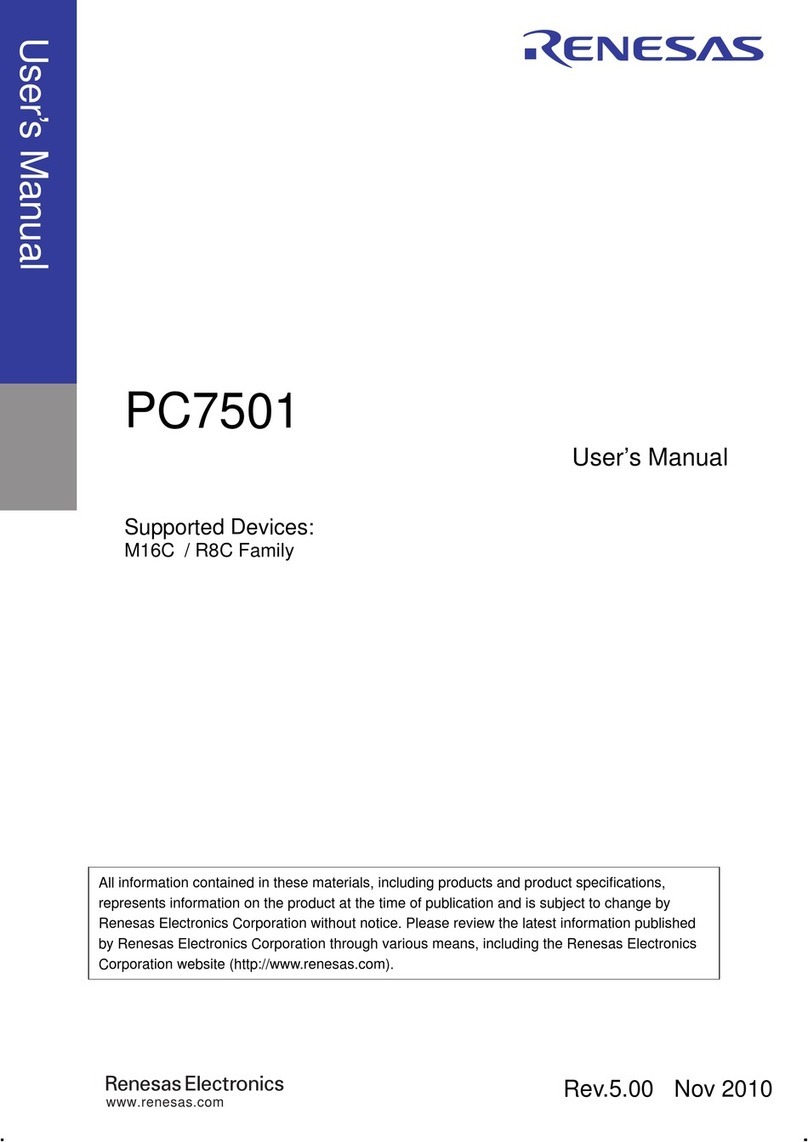 Renesas PC7501 user manual