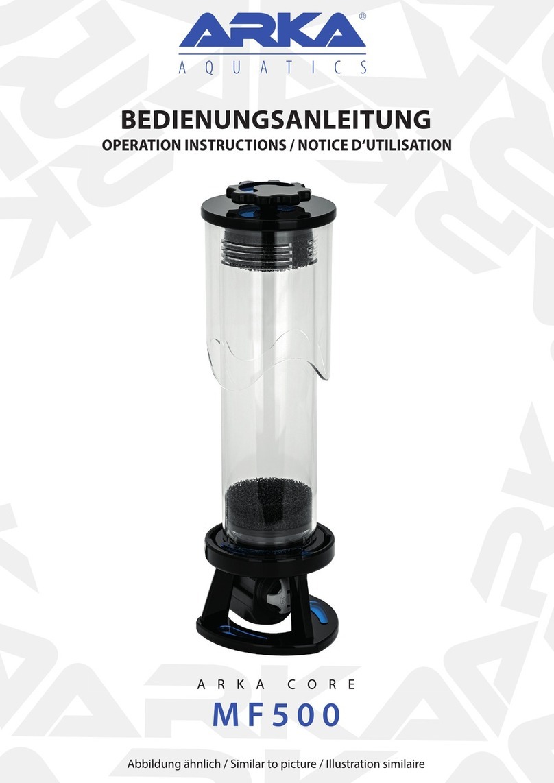 ARKA Aquatics Core MF500 User manual