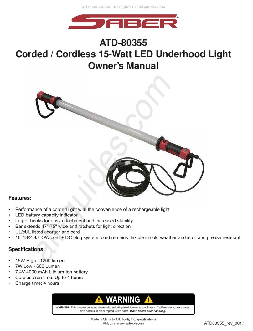 ATD Tools Saber ATD-80355 User manual