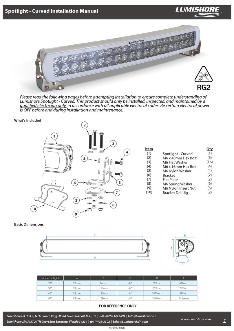 lumishore Curved 20 User manual