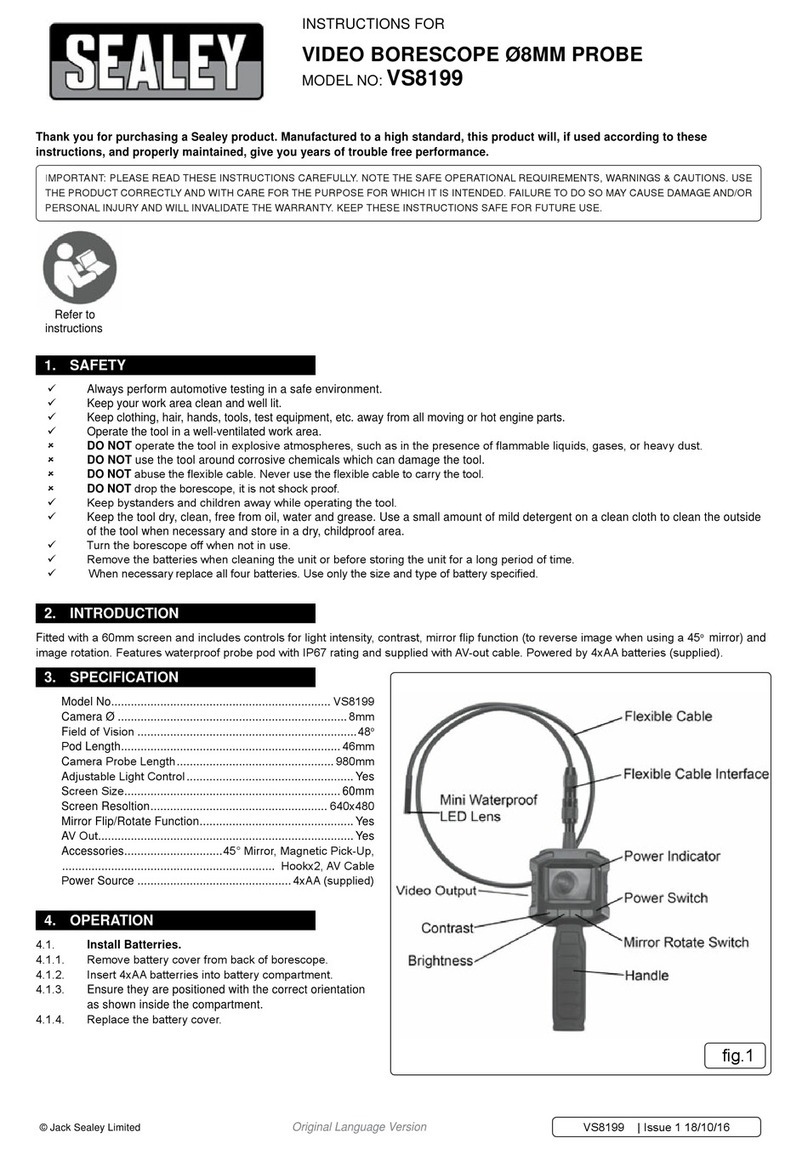 Sealey VS8199 User manual