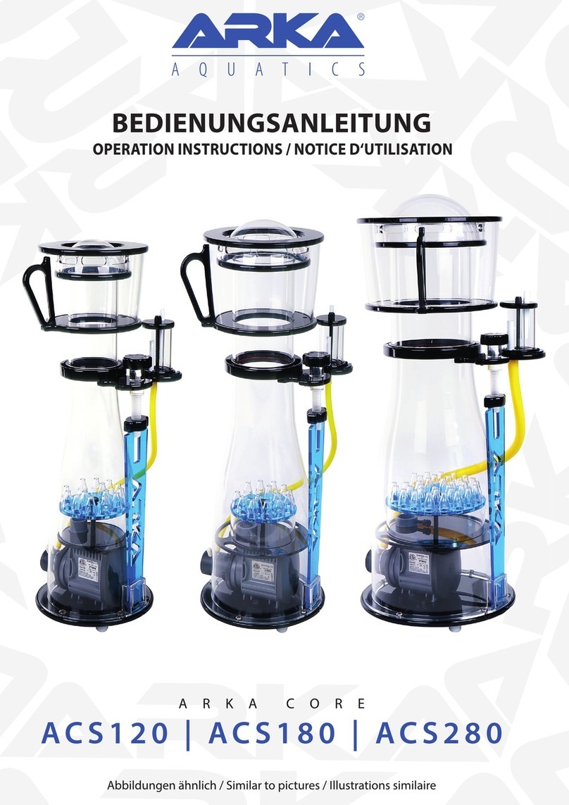 ARKA Aquatics Core ACS120 Operation instructions