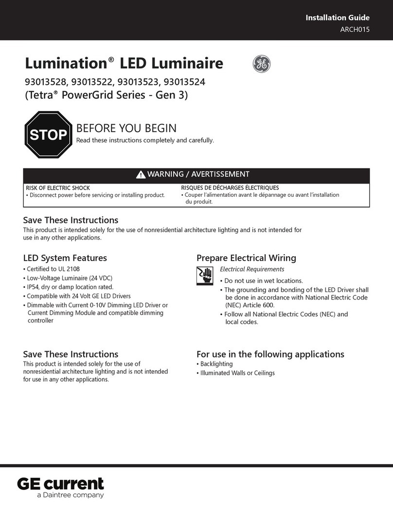 Daintree GE current Lumination Tetra PowerGrid Series User manual